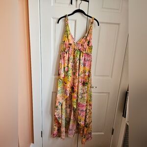 For Love & Lemons Floral Multicolor Maxi Dress